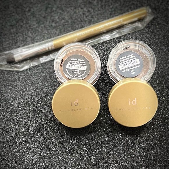 *NEW*BAREMINERALS Liner/Shadow S/2-Cocoa Diamond, Smoky Diamond-.01oz each💛GIFT - Picture 2 of 9
